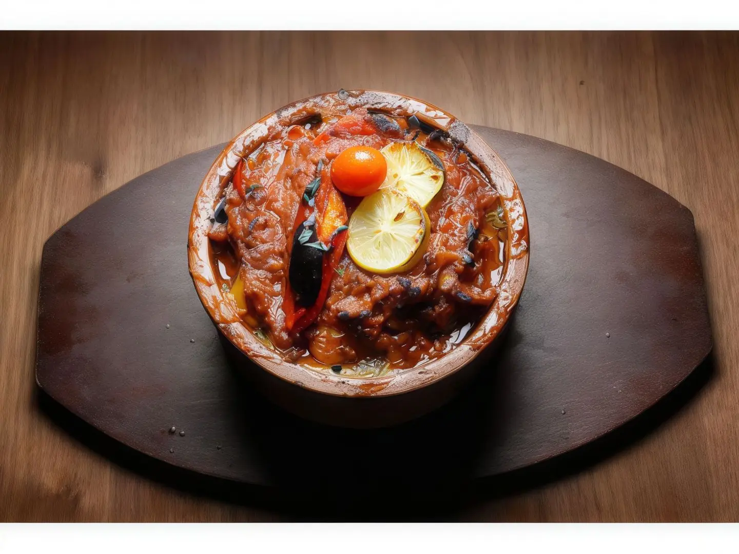 طاجن كبدة وكلاوي