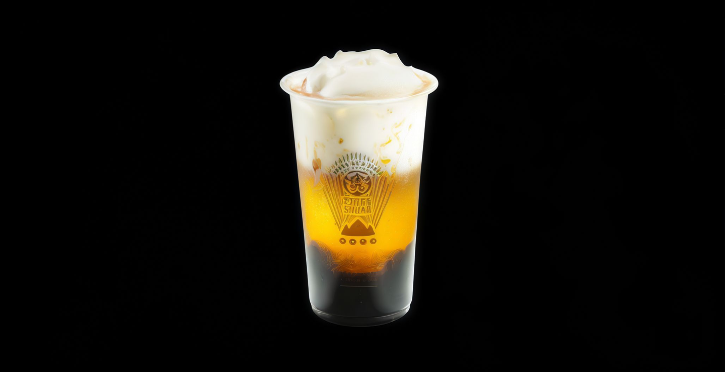 Jasmine Green Tea Latte With Pearl - Cold