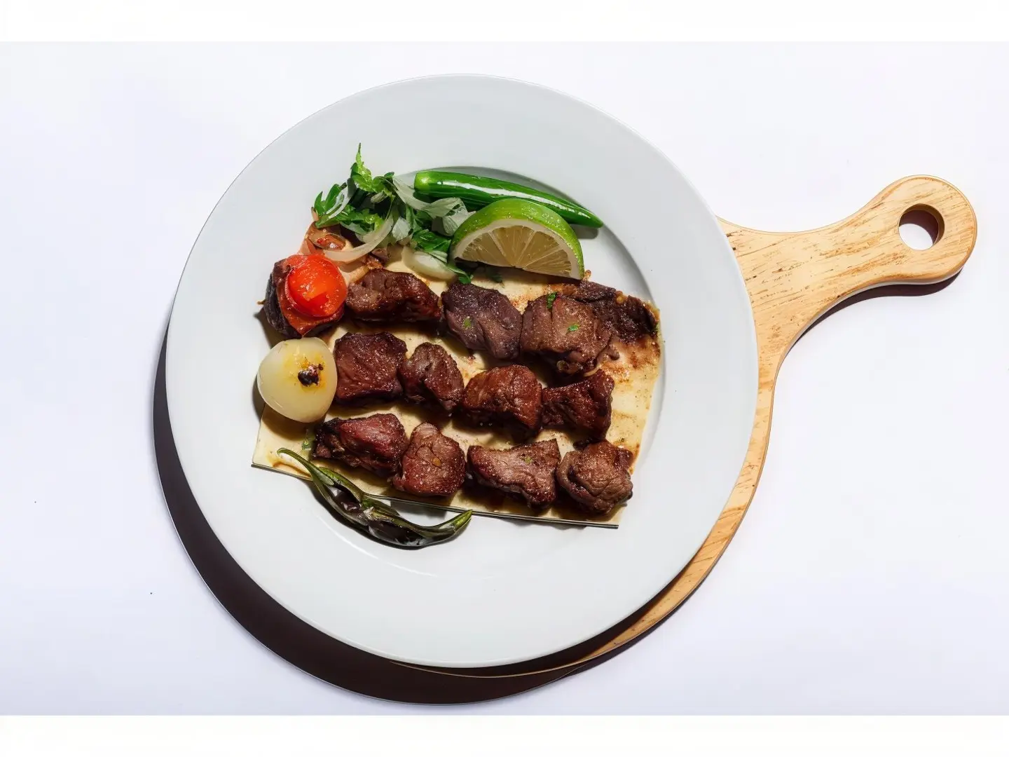 Beef Awsal 4 Skewers