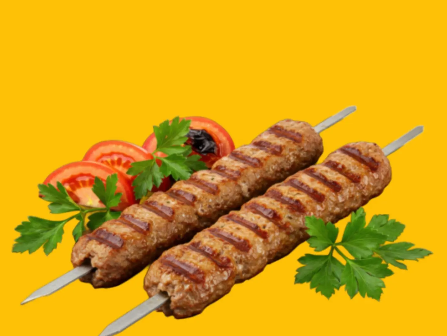 صحون كباب دجاج - وسط