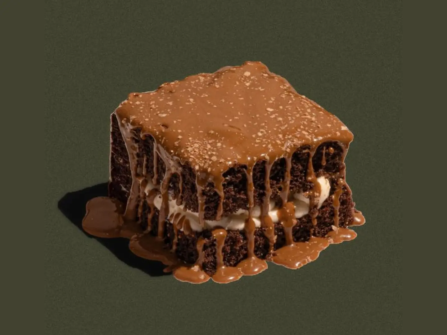 كيك الشوكولاتة مع صوص الكراميل