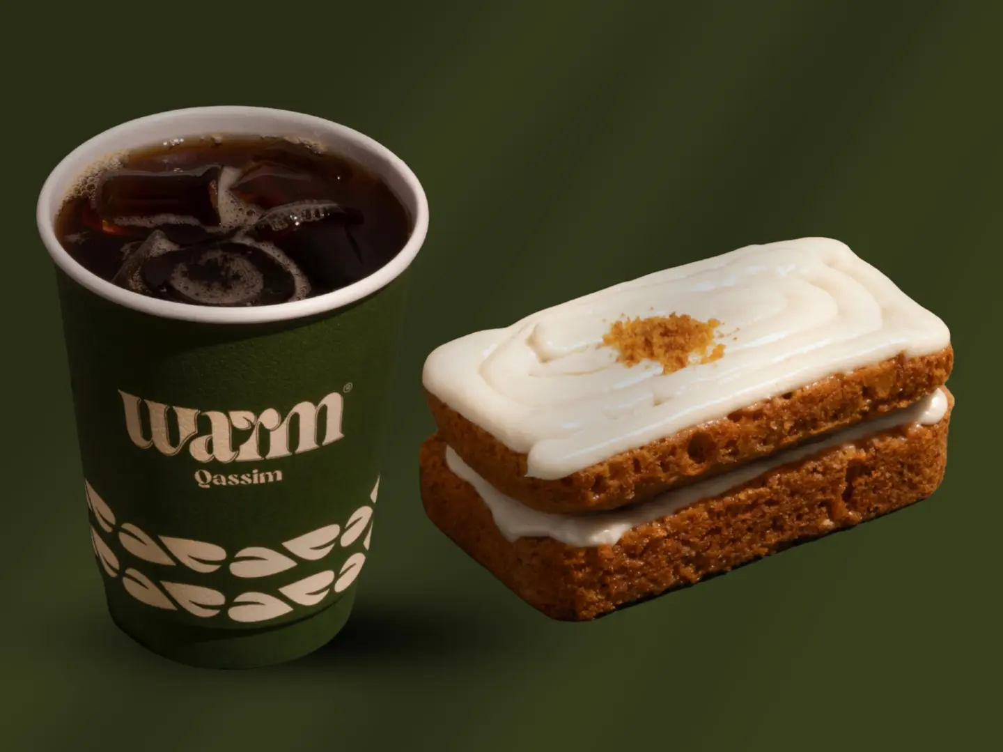 كيك جزر مع قهوة اليوم