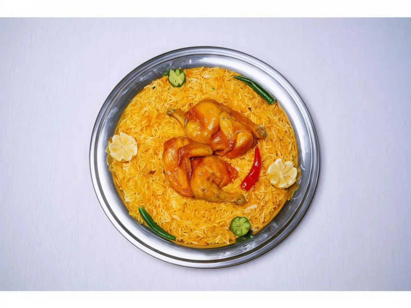 Mandi Chicken With Rice - Quarter Of A Chicken