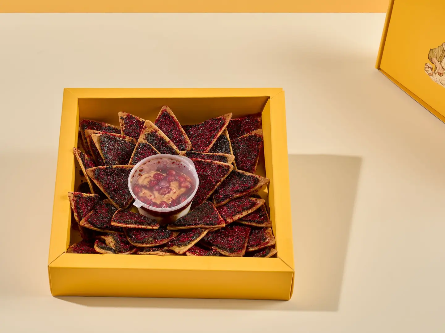 مثلثات السبانخ المقرمشة