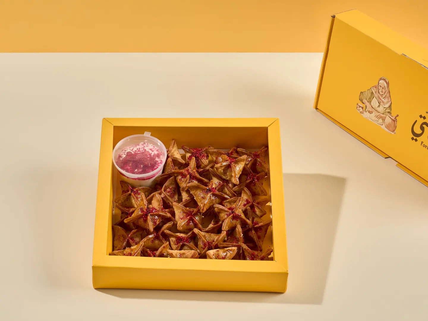 ميني فطائر بالبنة والسبانخ