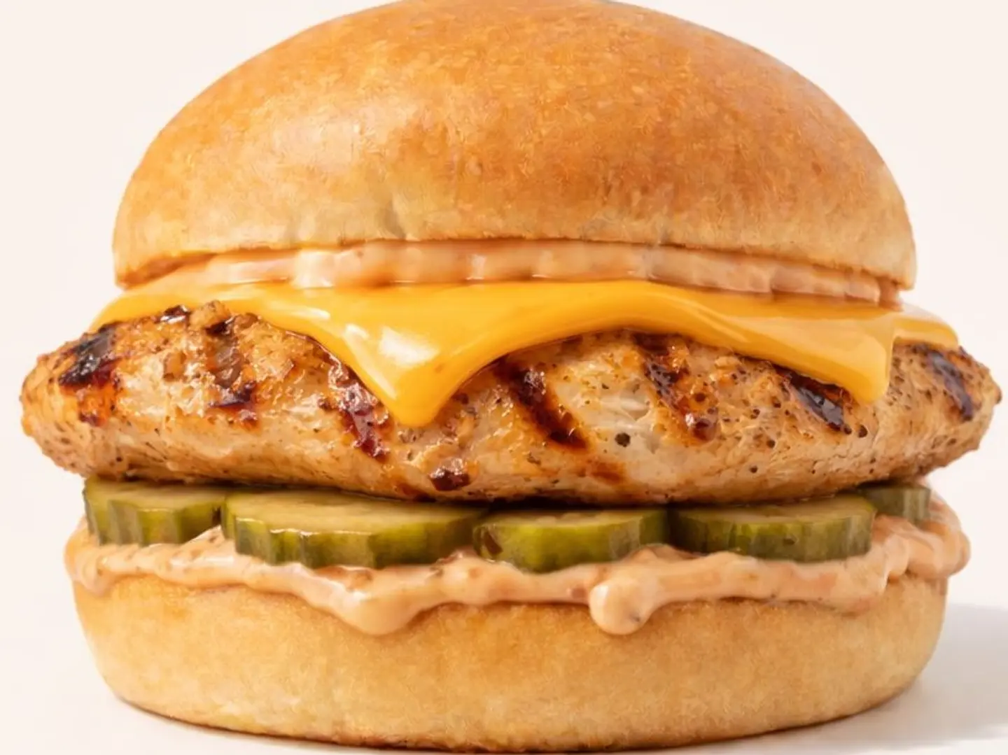 برجر دجاج مشوي