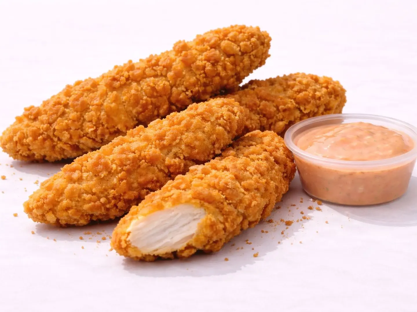 قطع دجاج مقرمشة