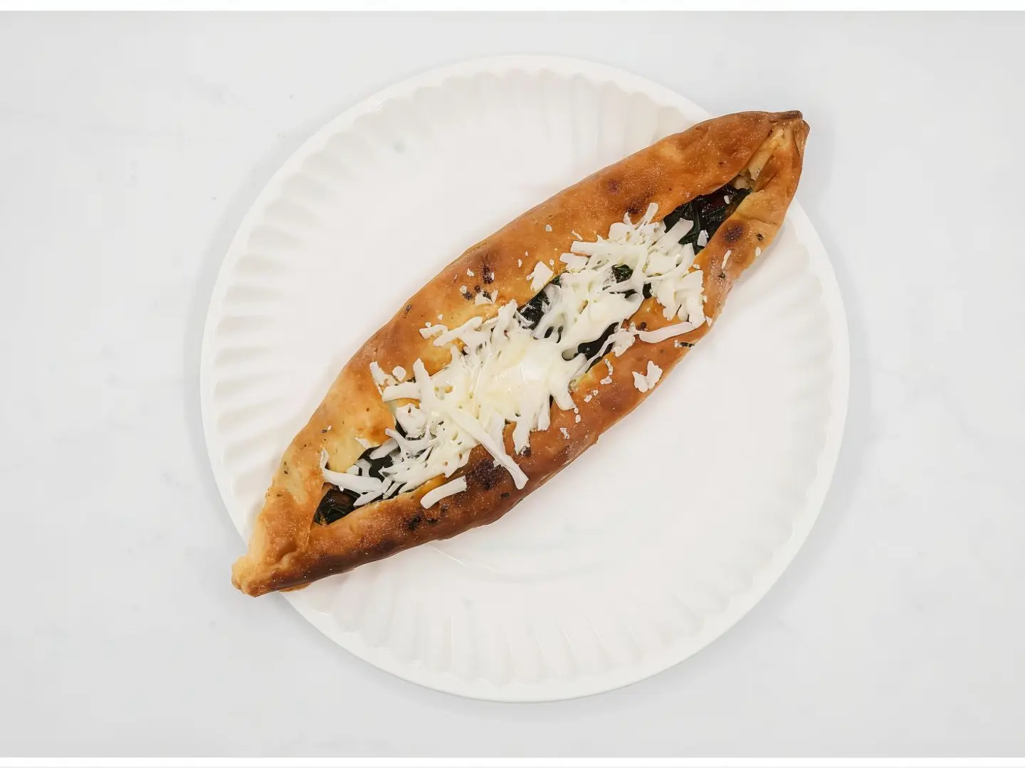 Spinach Pie With Mozzarella Cheese