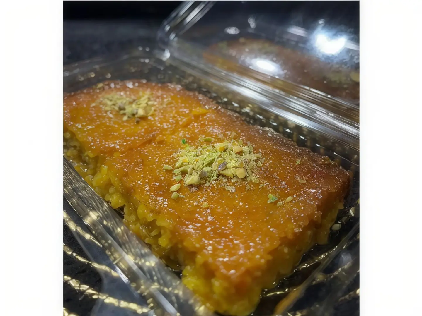 بسبوسة الهيل والزعفران