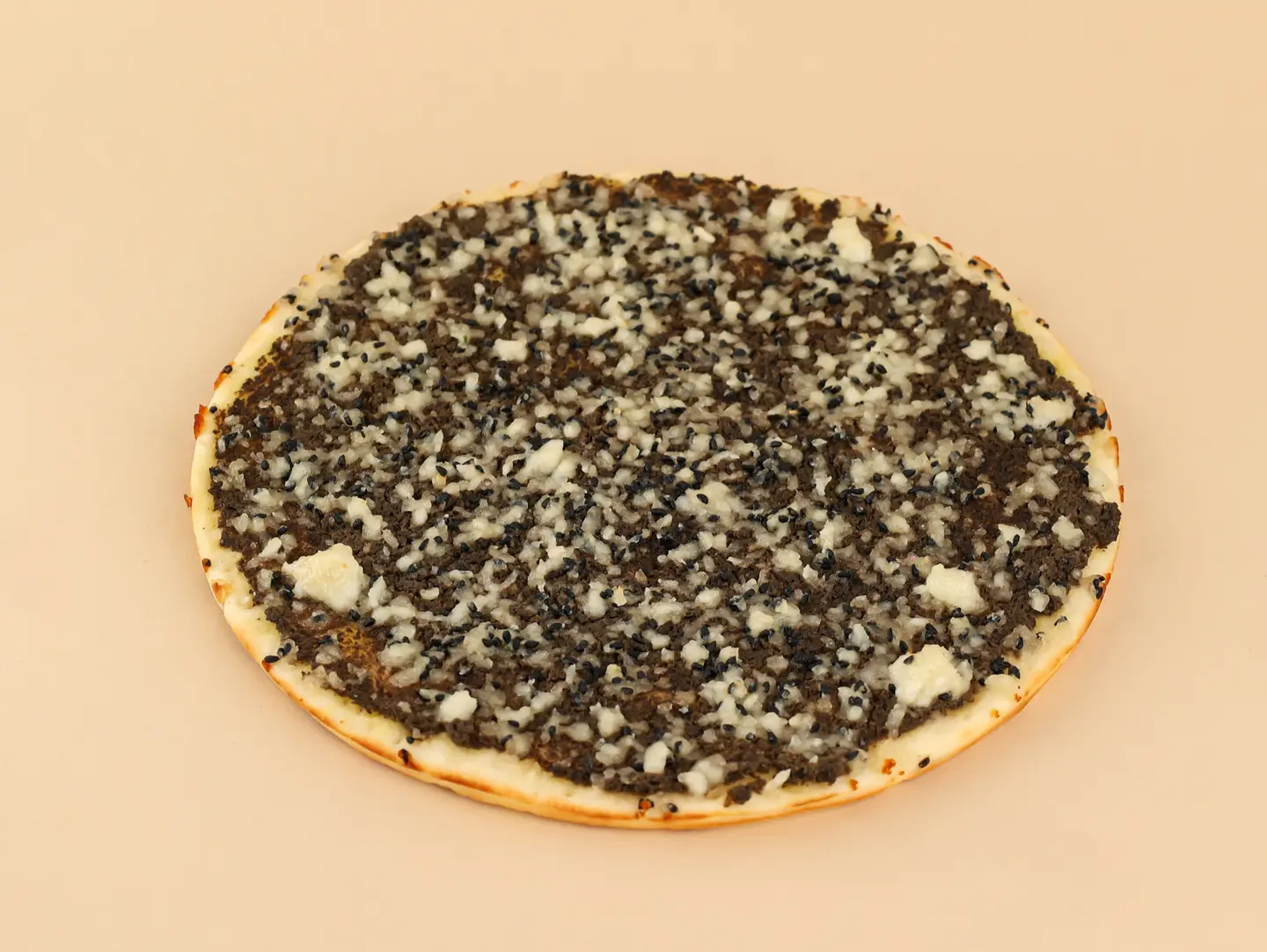 Olive And Hallomi Pizza