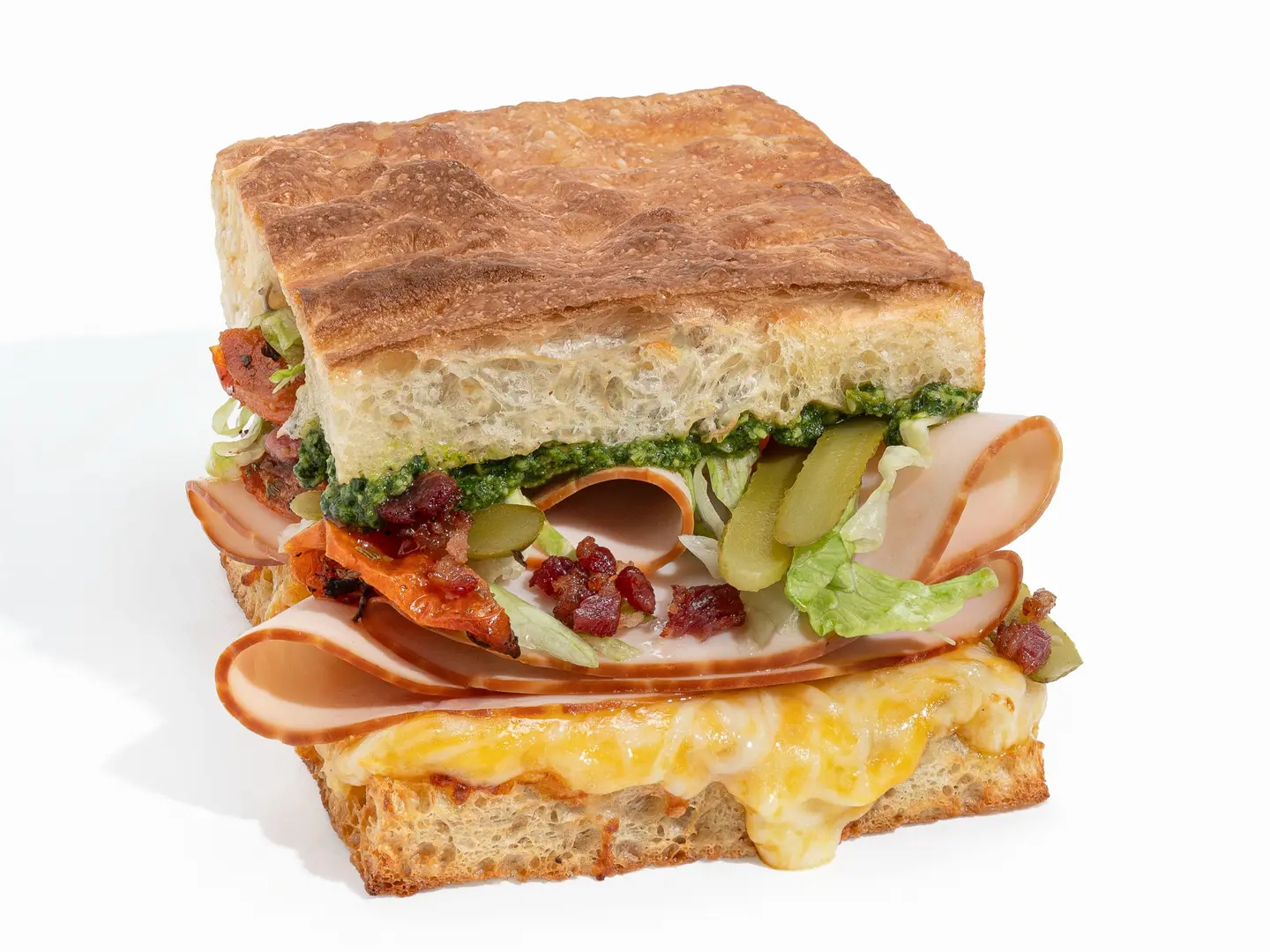 سندوتش تركى بيستو مع ايس ماتشا