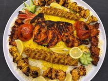 مشكل مشاوي دجاج مع أرز