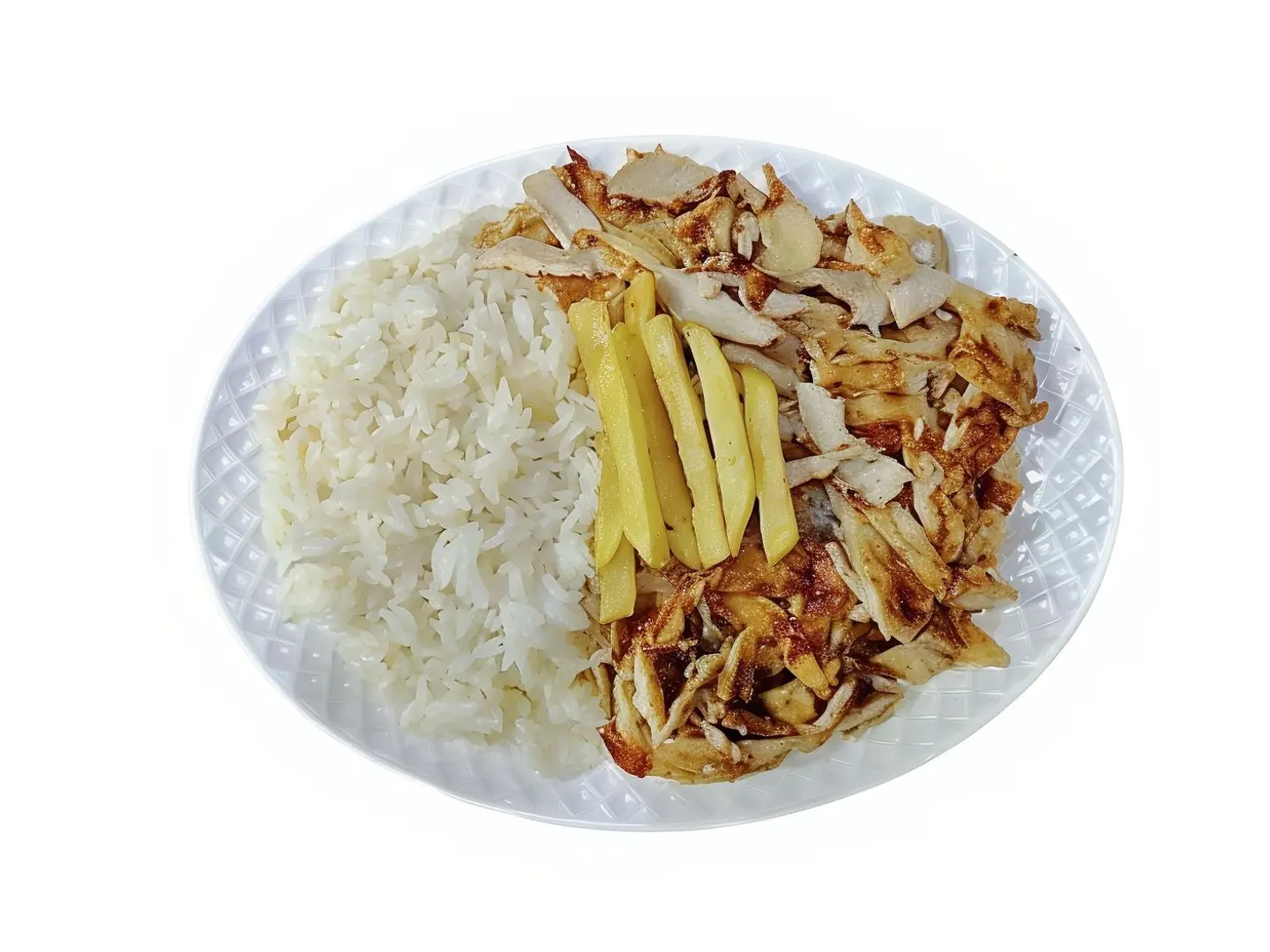 وجبة رز مع شاورما