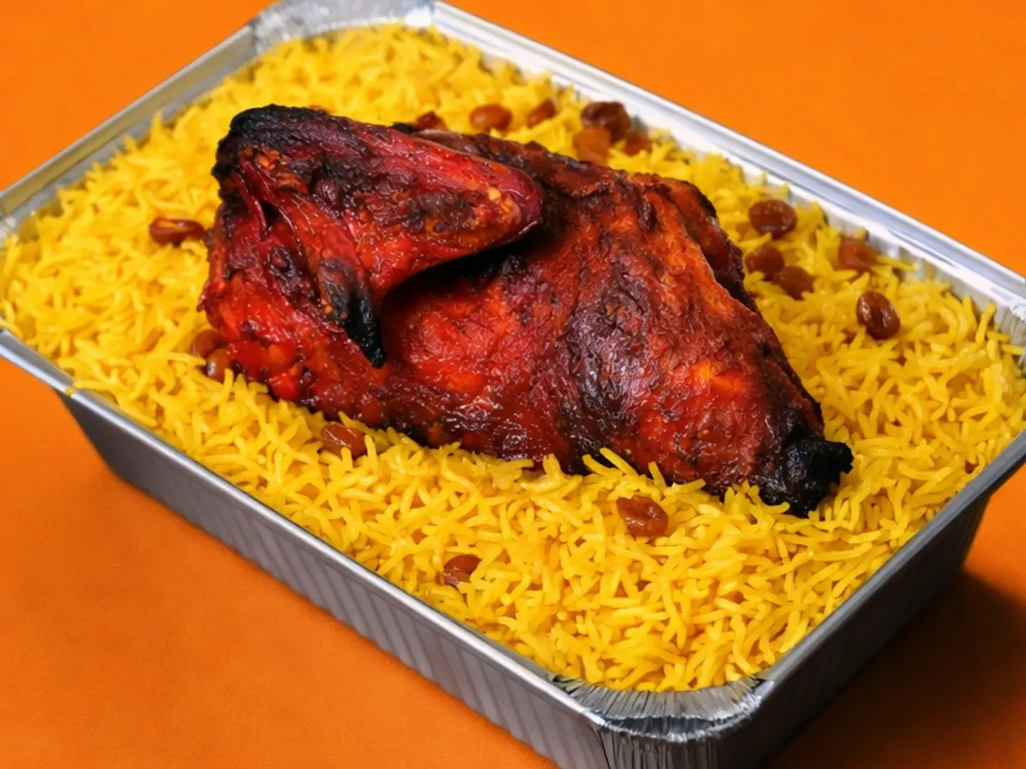 Half A Spicy Chicken With Bukhari Rice
