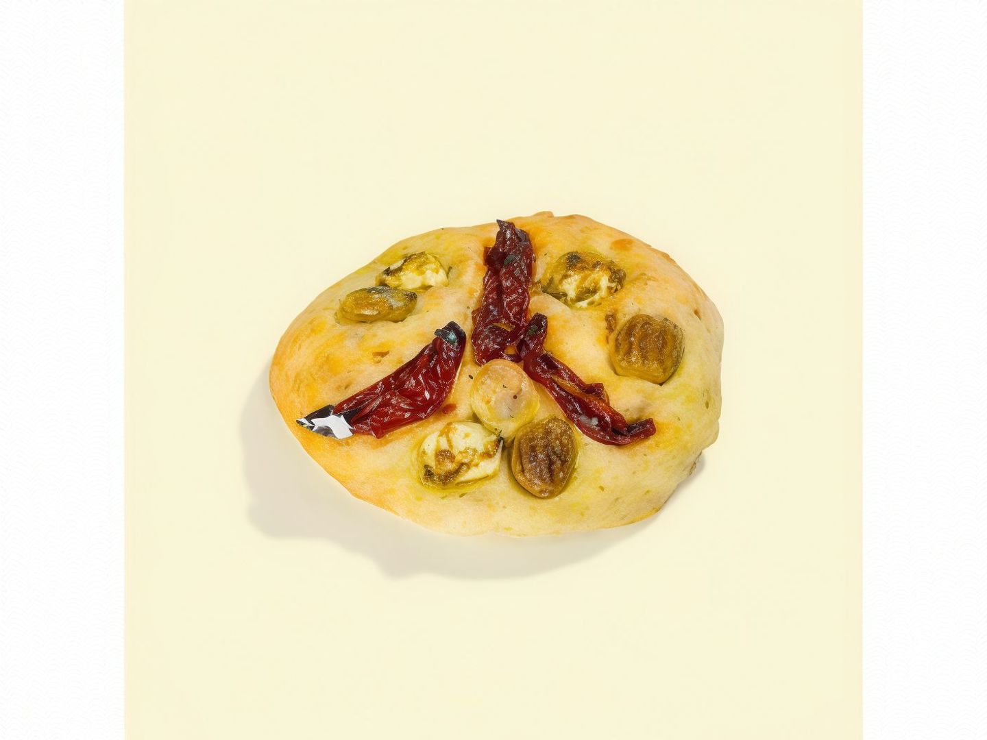 Pesto And Sun Dried Tomato Focaccia