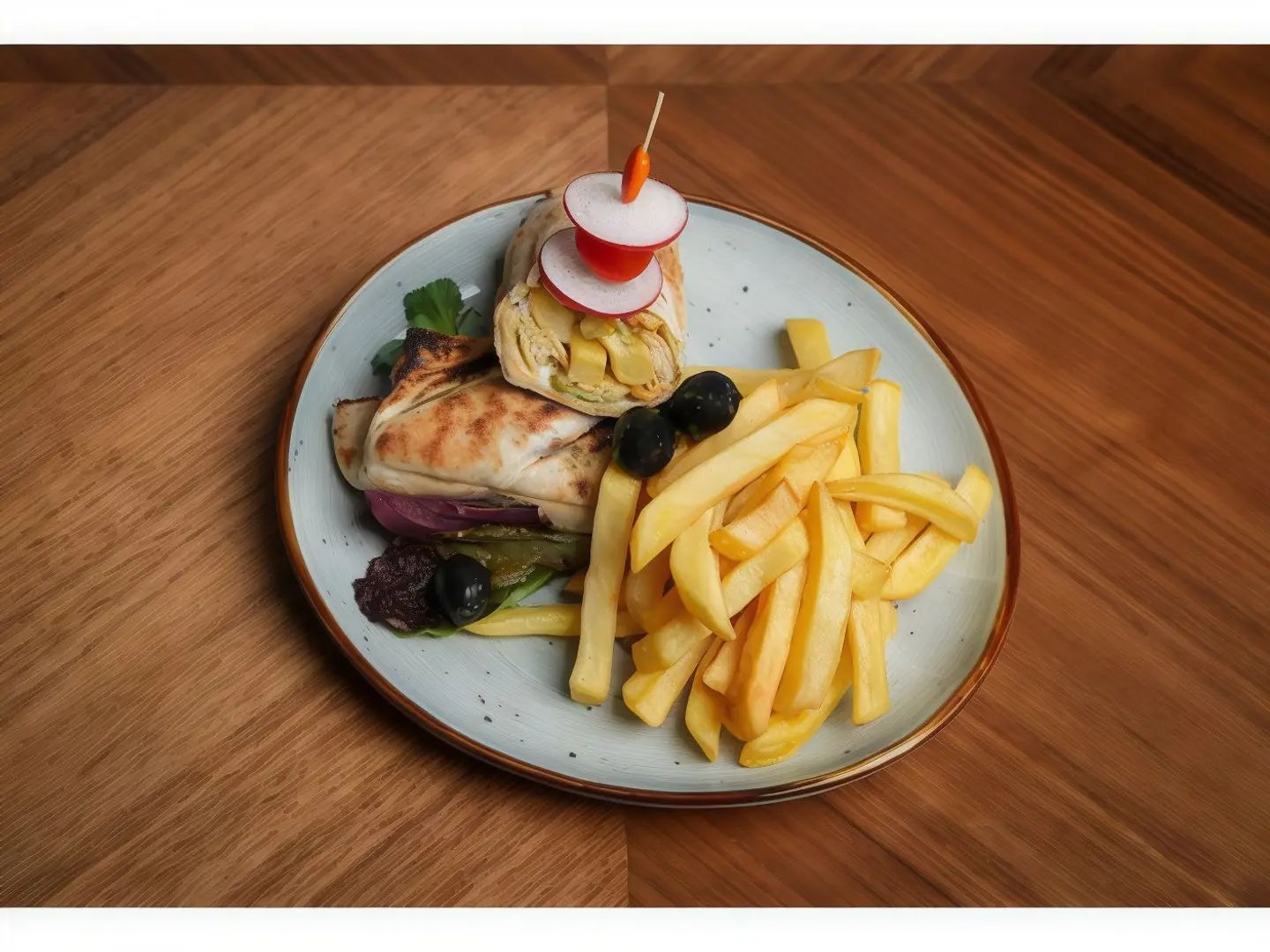 ساندويتش شاورما دجاج