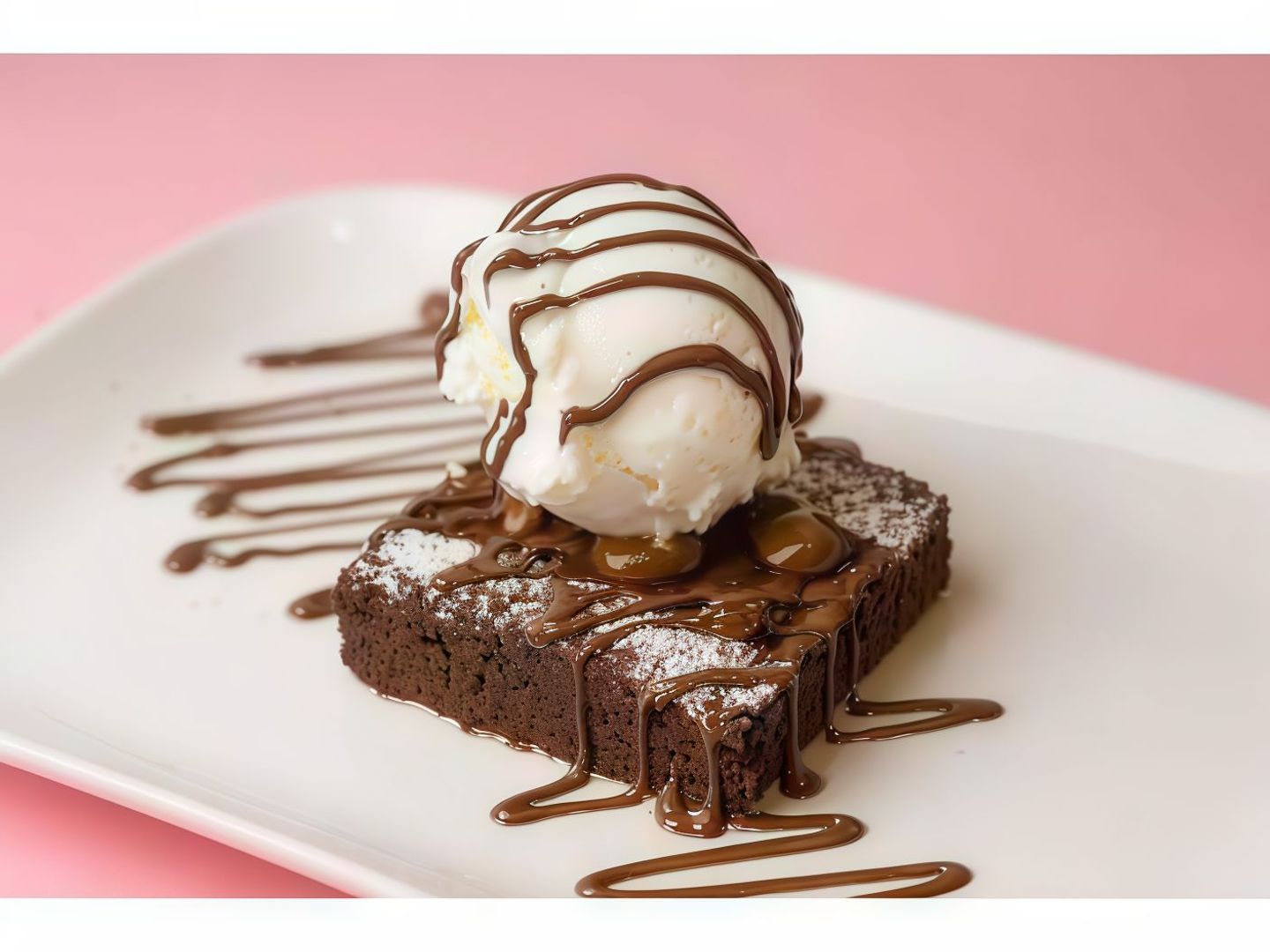 Brownie With Ice Cream