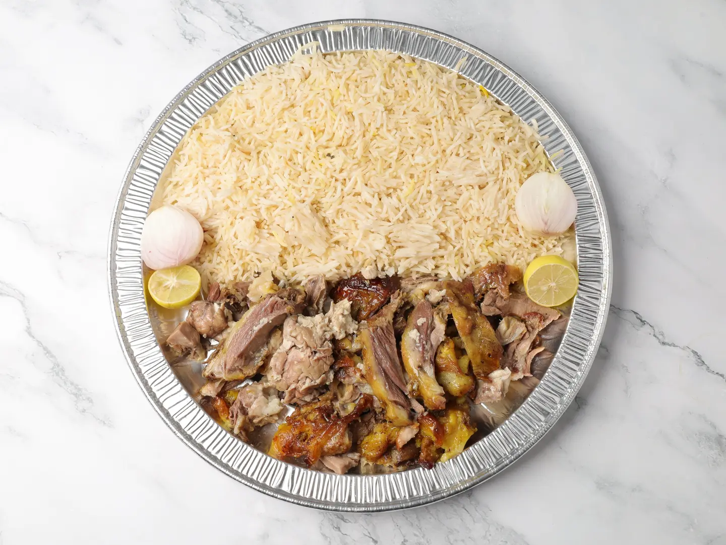 راس خروف مع الارز