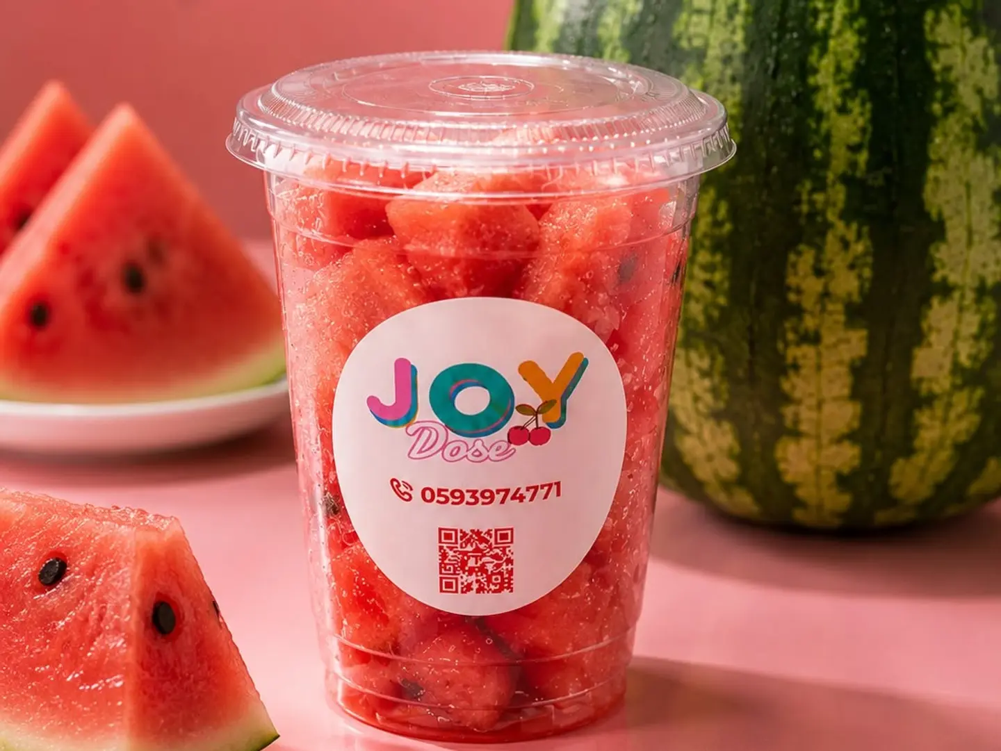 Watermelon Chunks Cup - Small