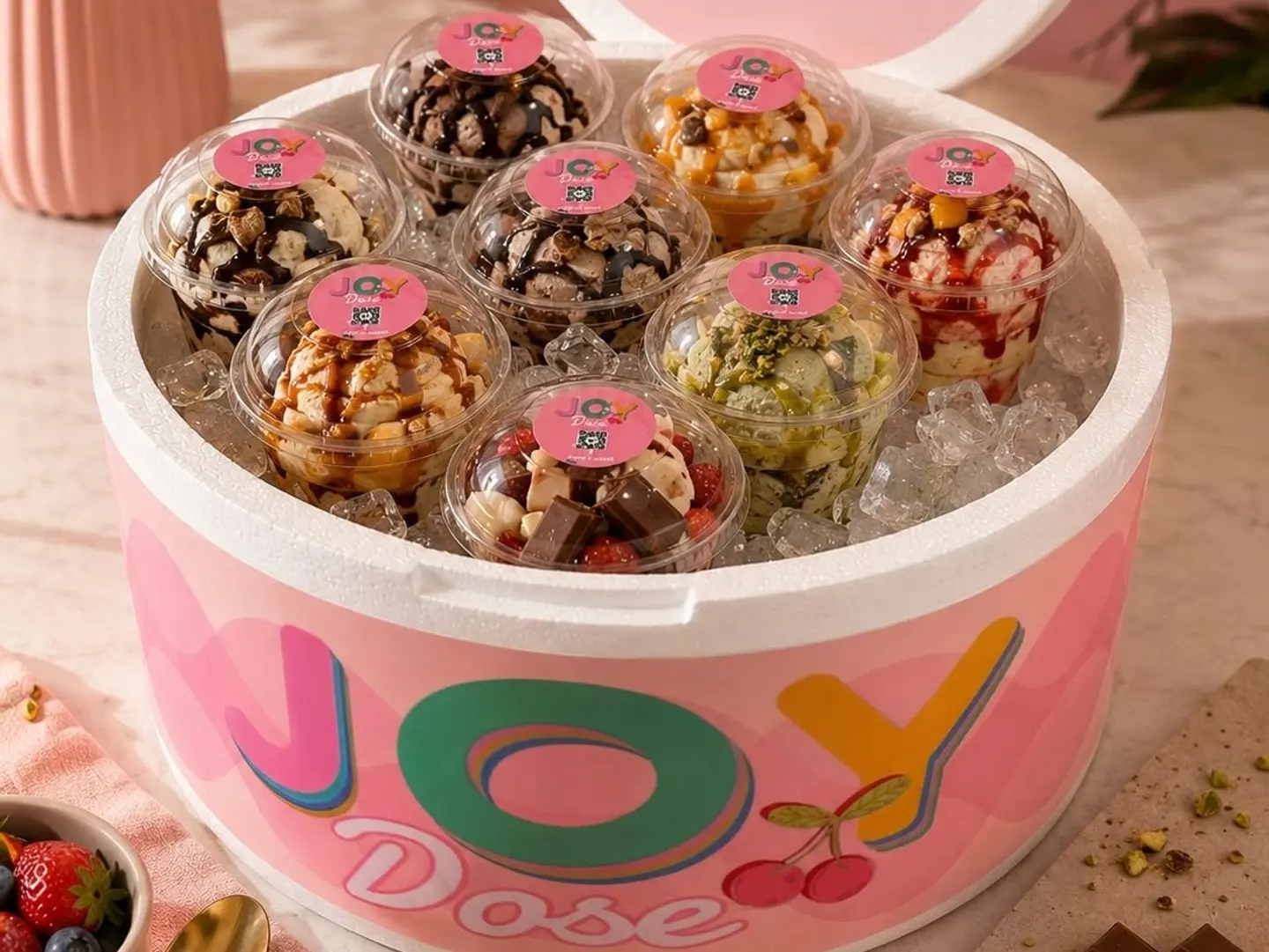 Pecan Ice Cream Box For Gatherings