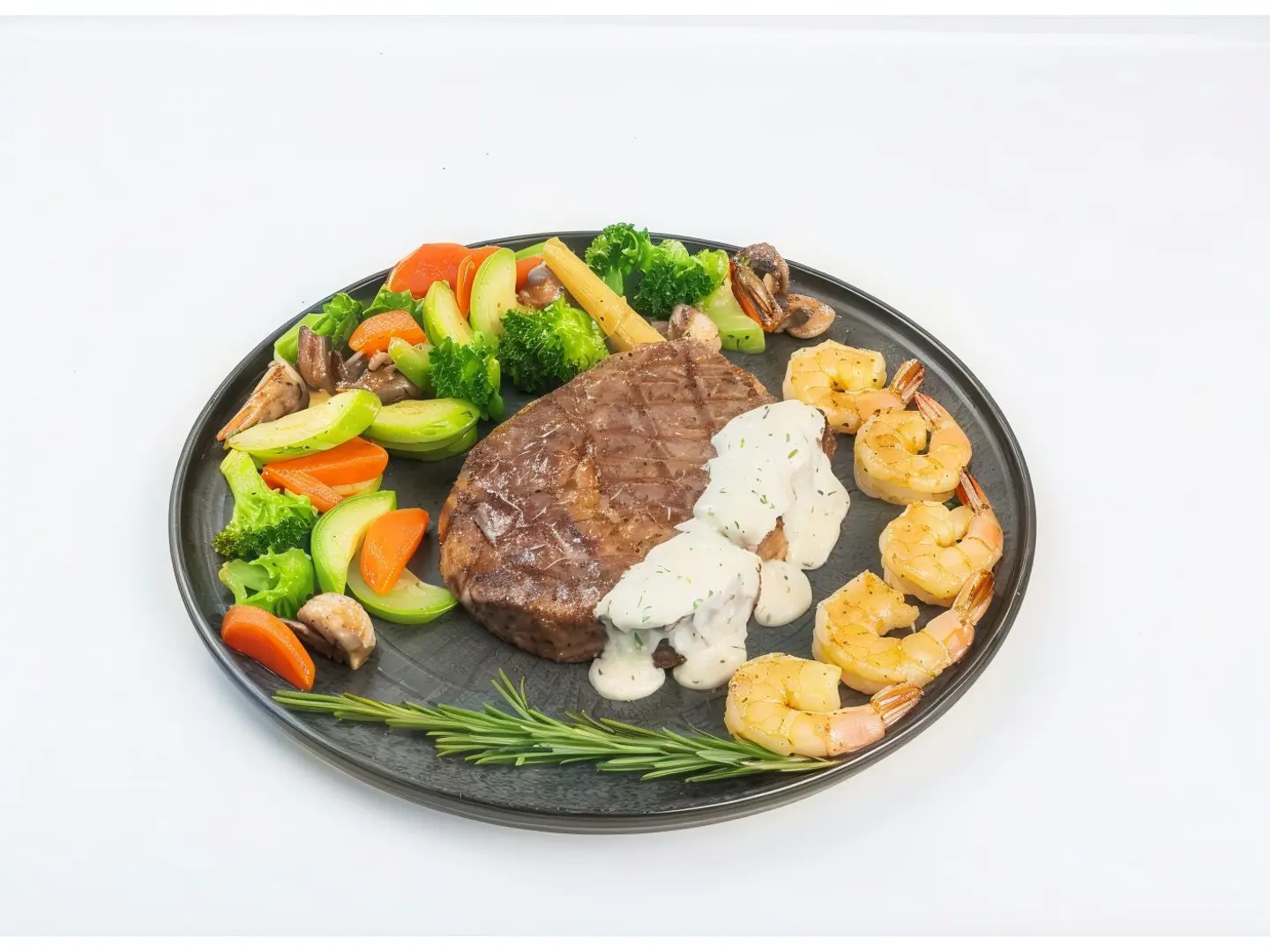 Shrimp And Parmesan Steak