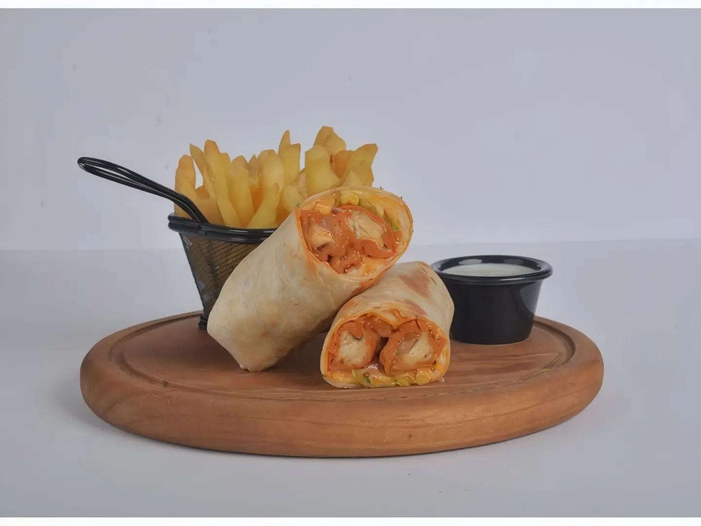 Chicken Wrap With Buffalo Sauce