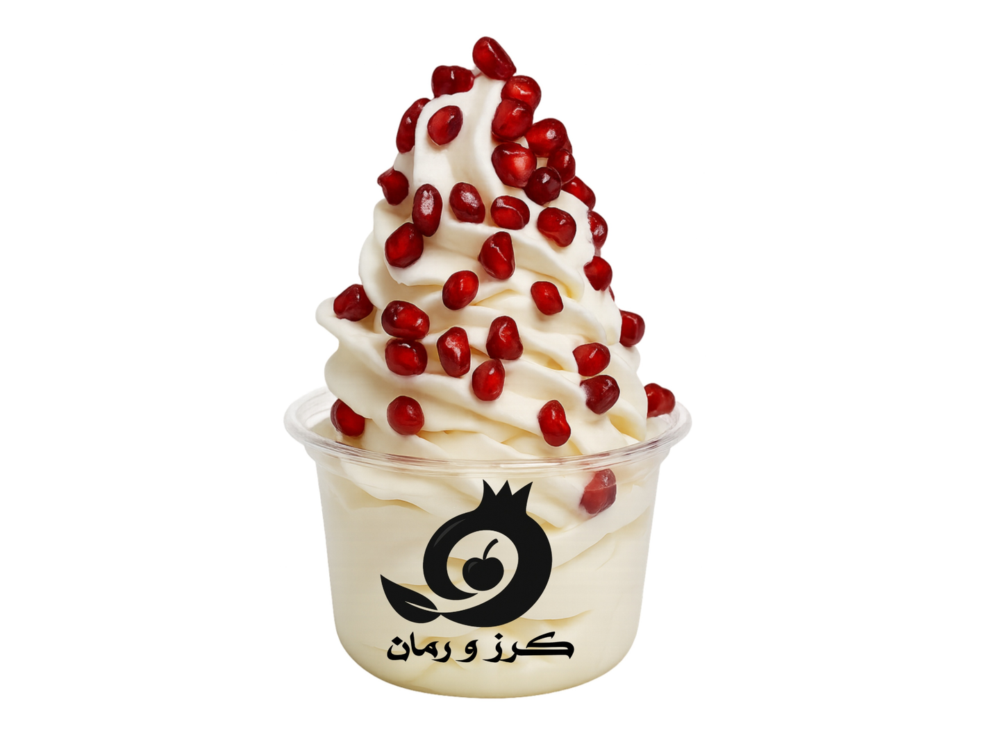 Ice Cream Vanilla Pomegranate