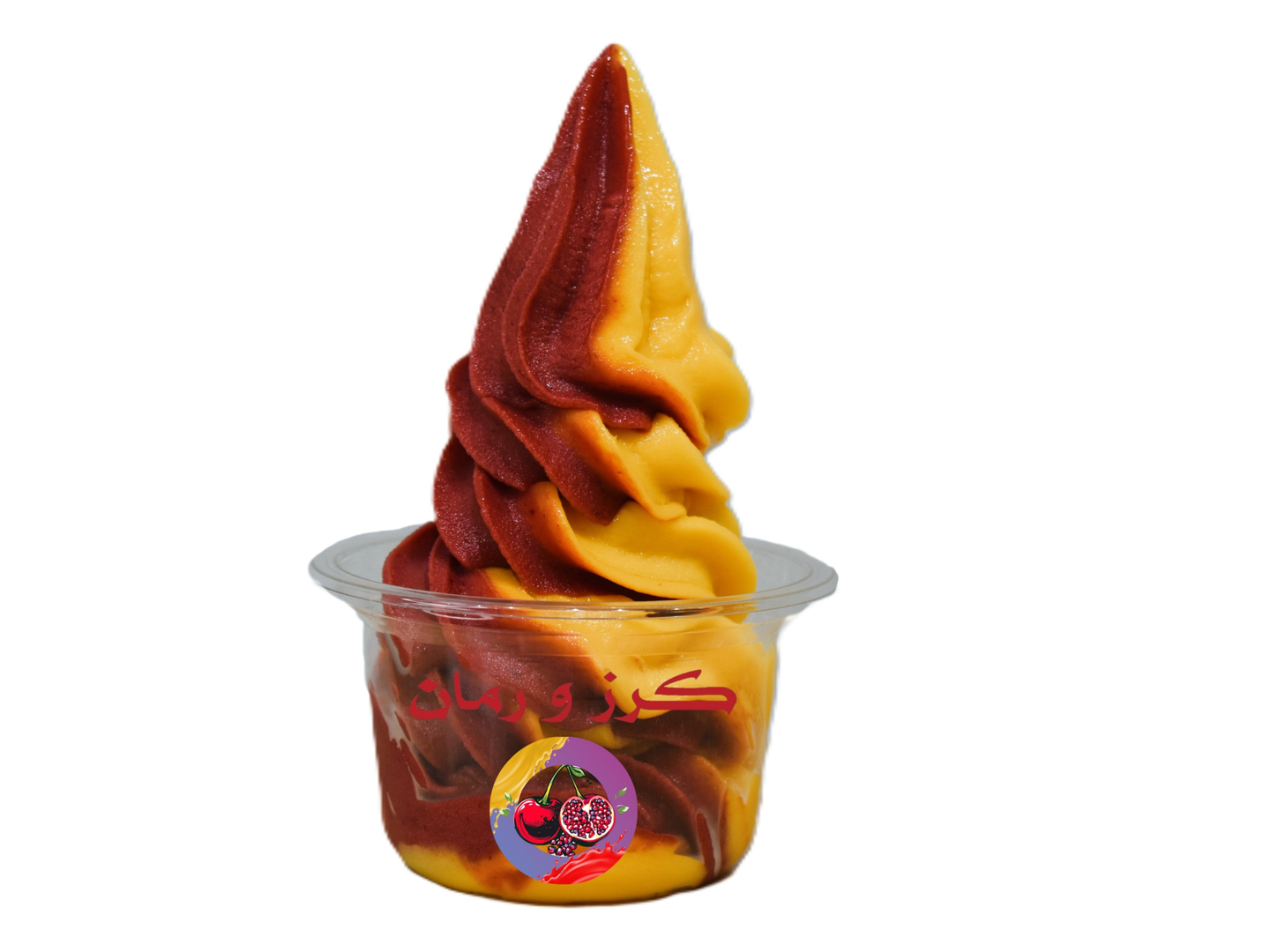 Ice Cream Mango Red Berries
