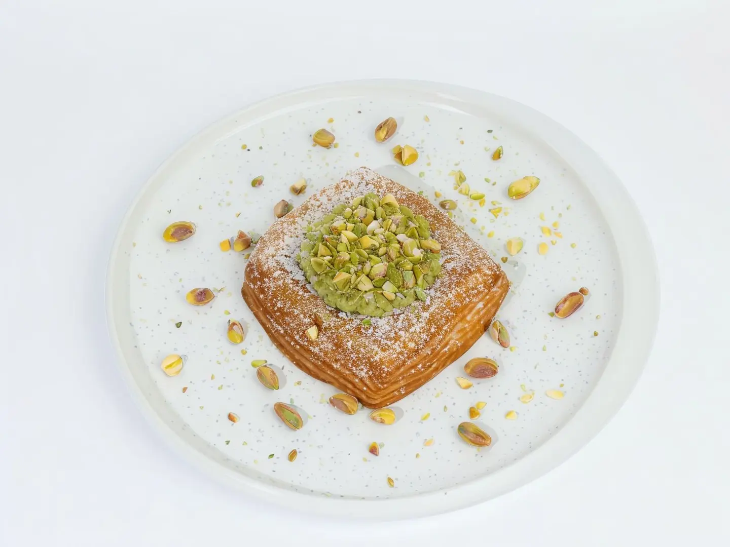 Pistachio Kunafa Danish