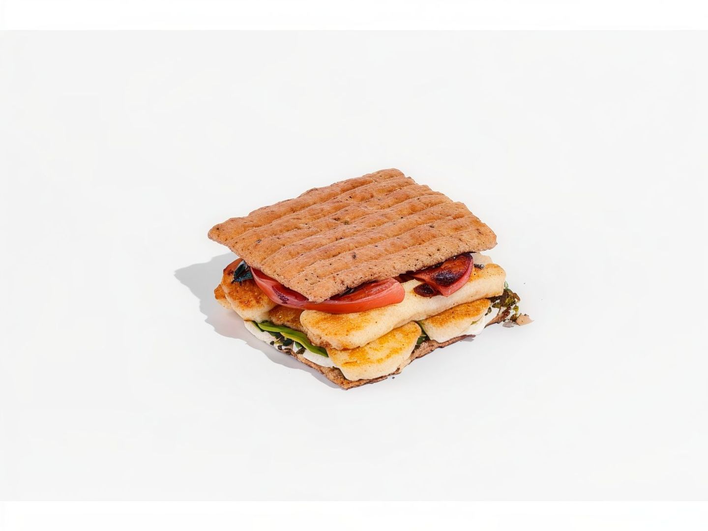 Flat Bread Halloum Labna Zahter