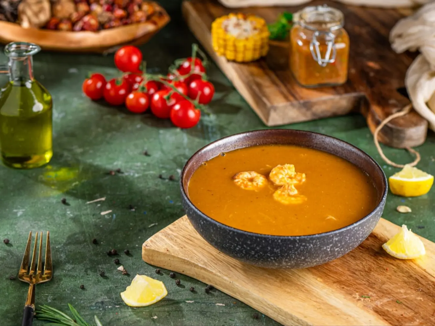 شوربة بقطع الشرمب