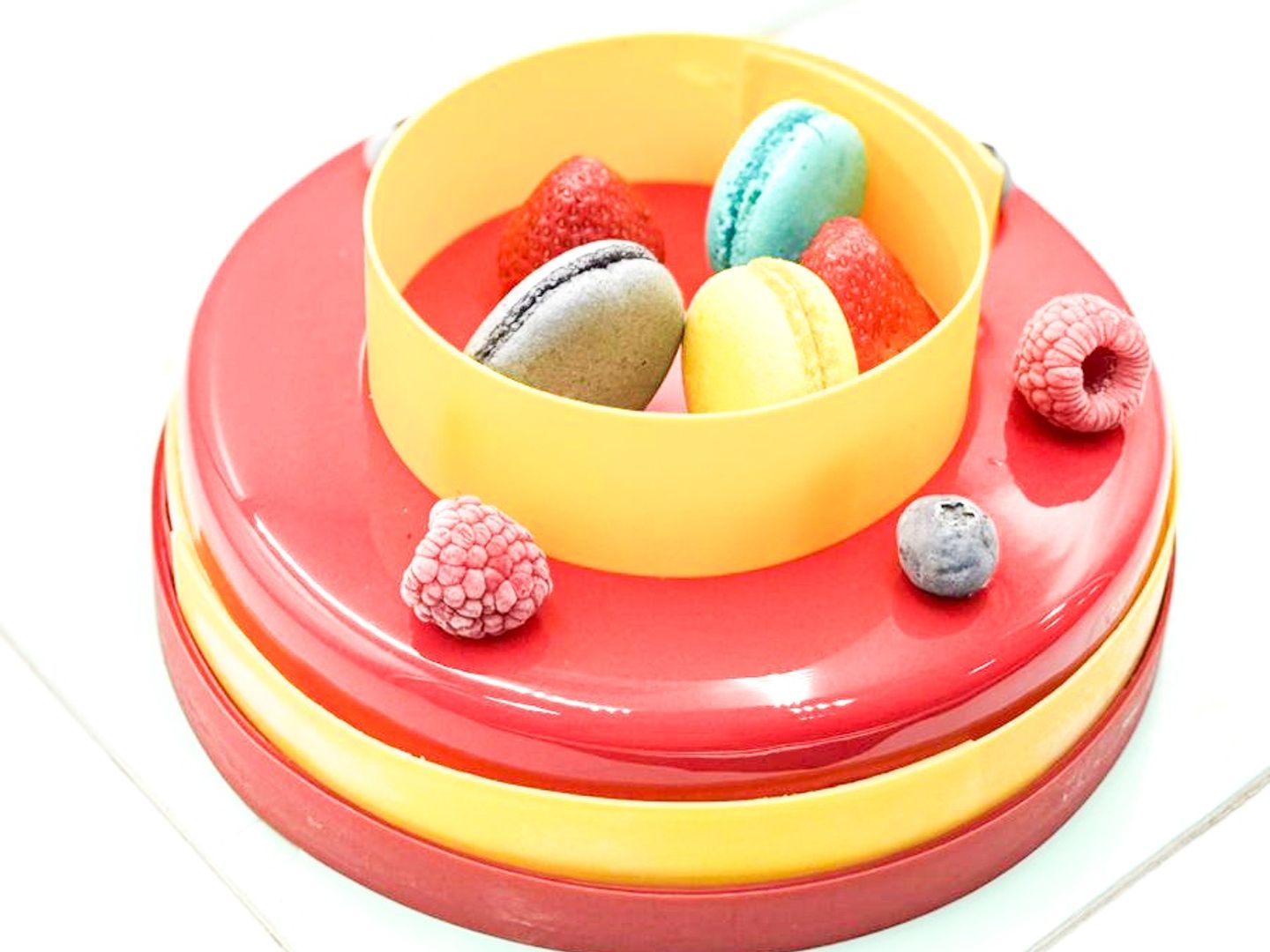 Mango Ice Cream Cake