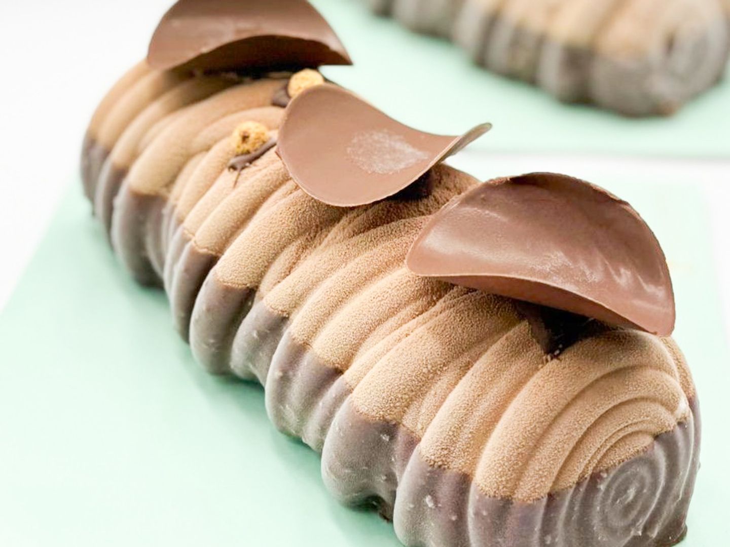 Chocolate Swiss Roll Ice Cream Cake