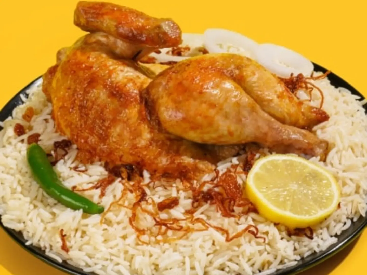 دجاج شواية نص حبه