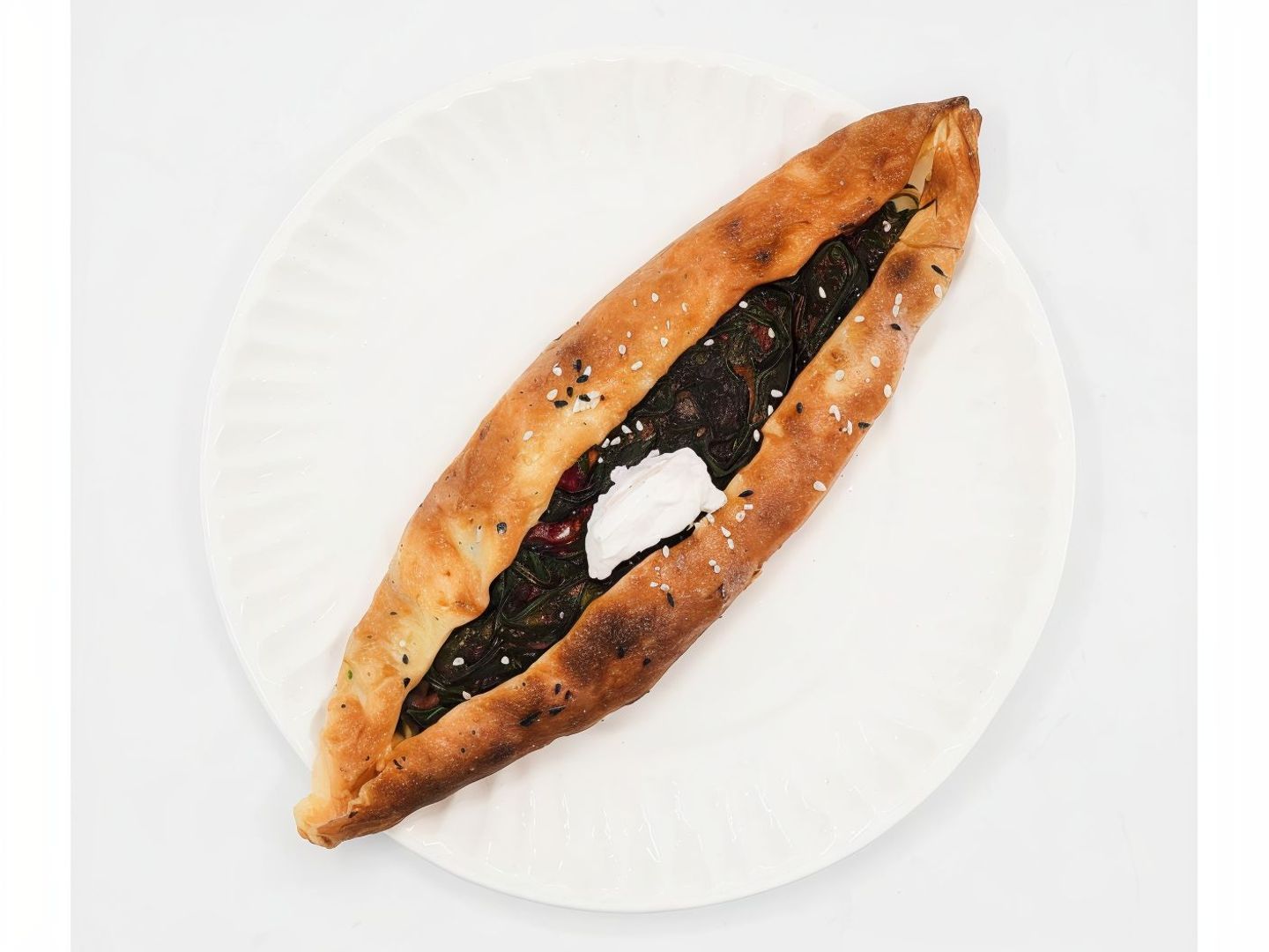 Spinach With Labneh