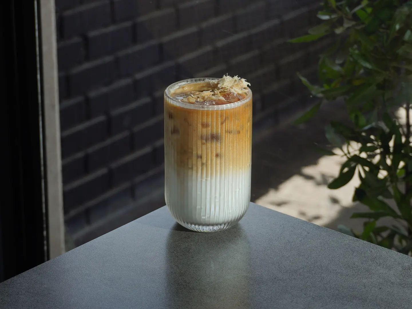 Iced Tahini Latte