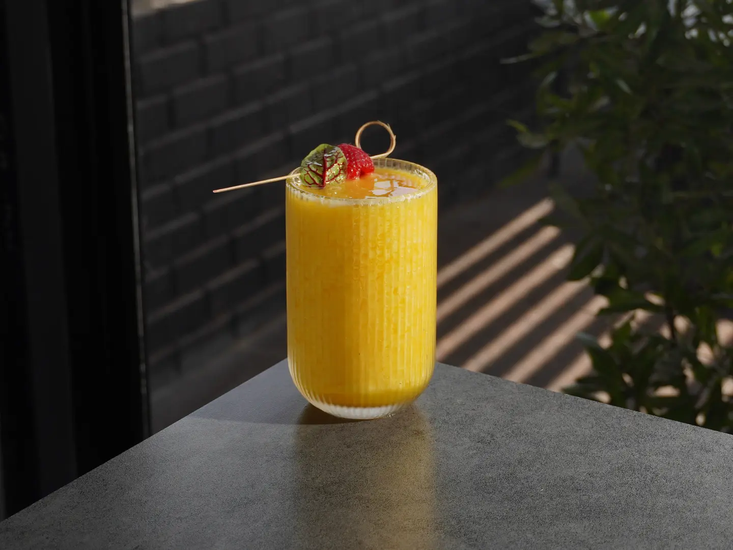 Slush With Orange, Mango, And Passionfruit