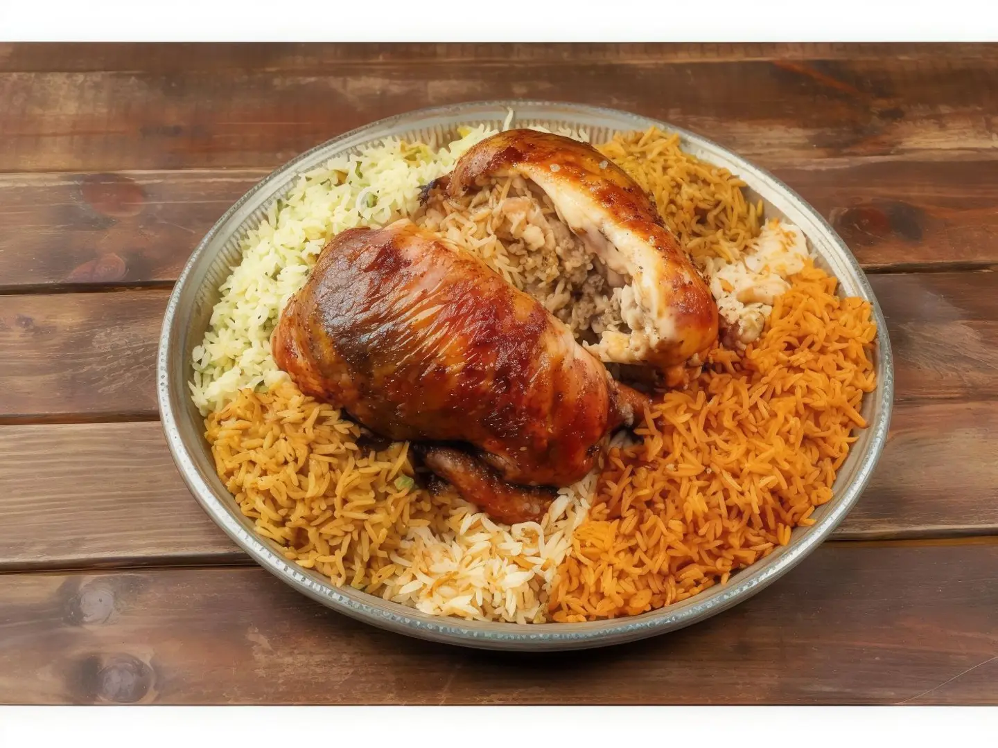 حبتين دجاج محشي مع الرز