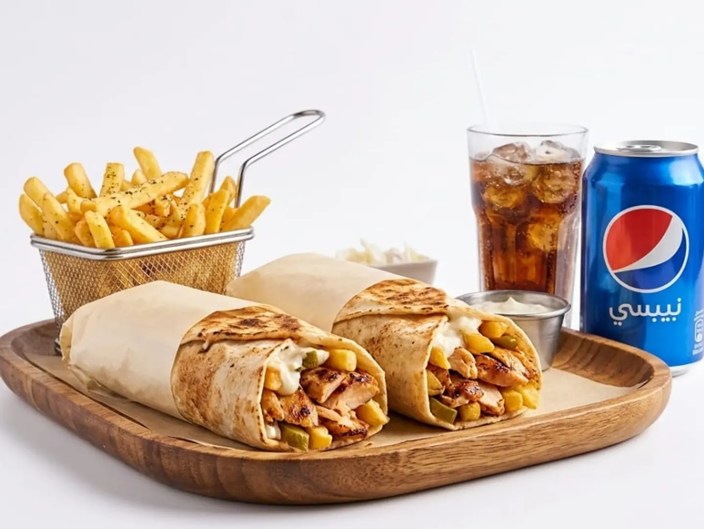Syrian Chicken Shawarma Meal