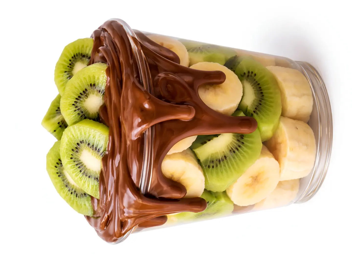 موز كيوي نوتيلا