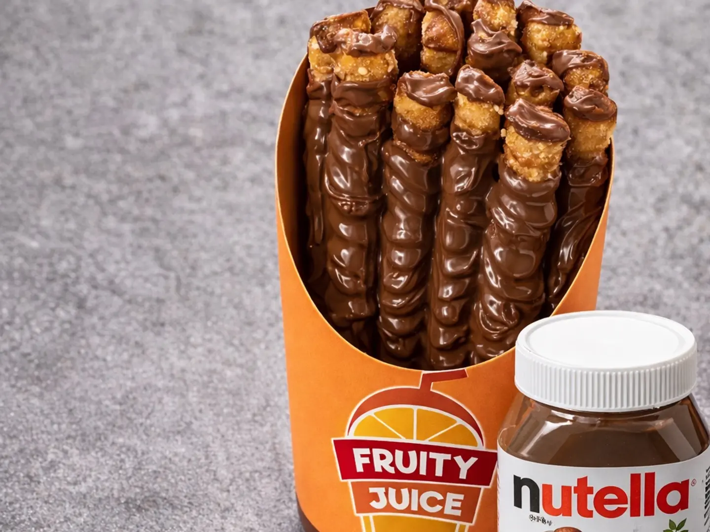 وافل فرايز نوتيلا