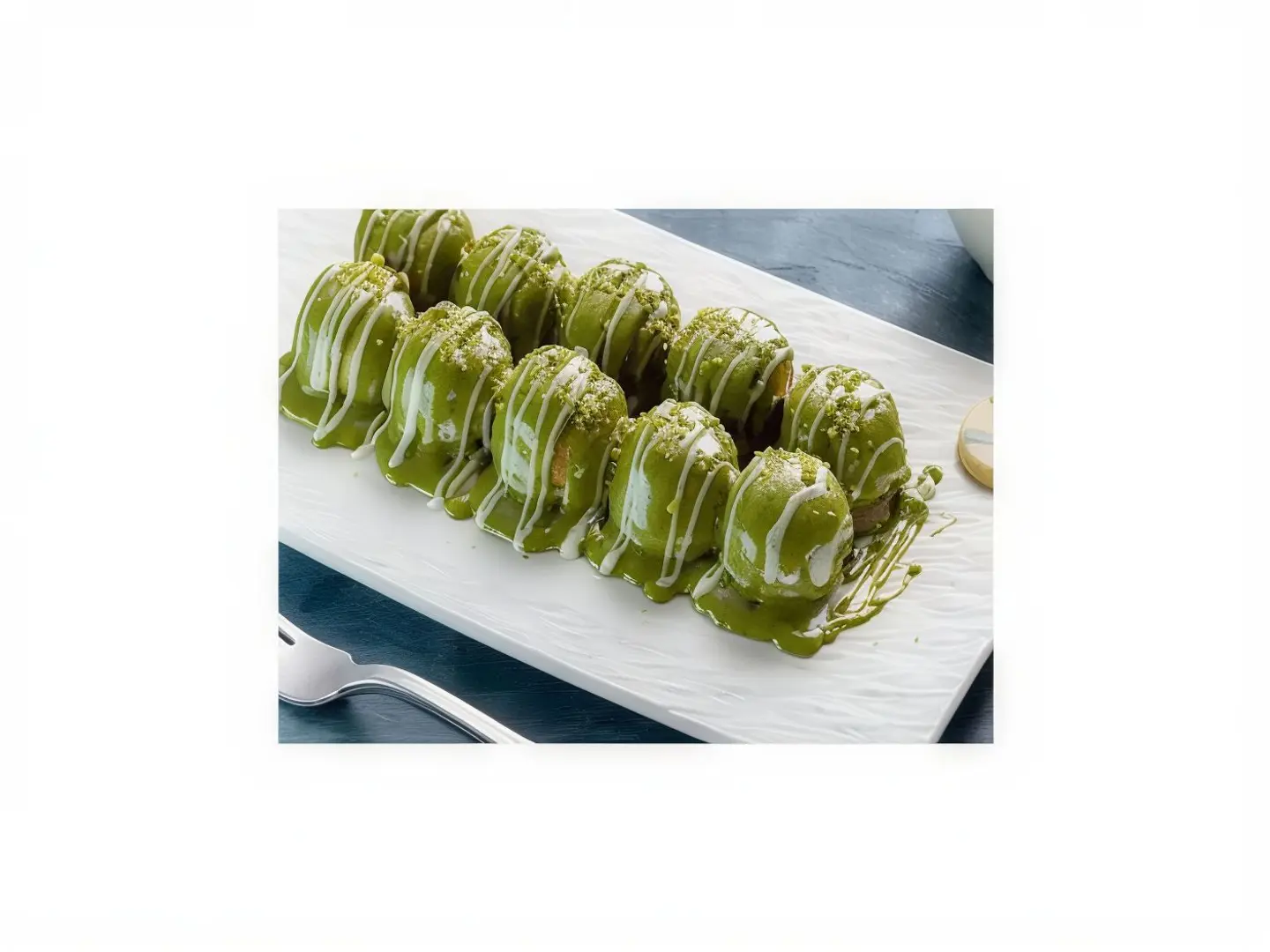 Mini Pistachio Pancakes - 10 Pieces