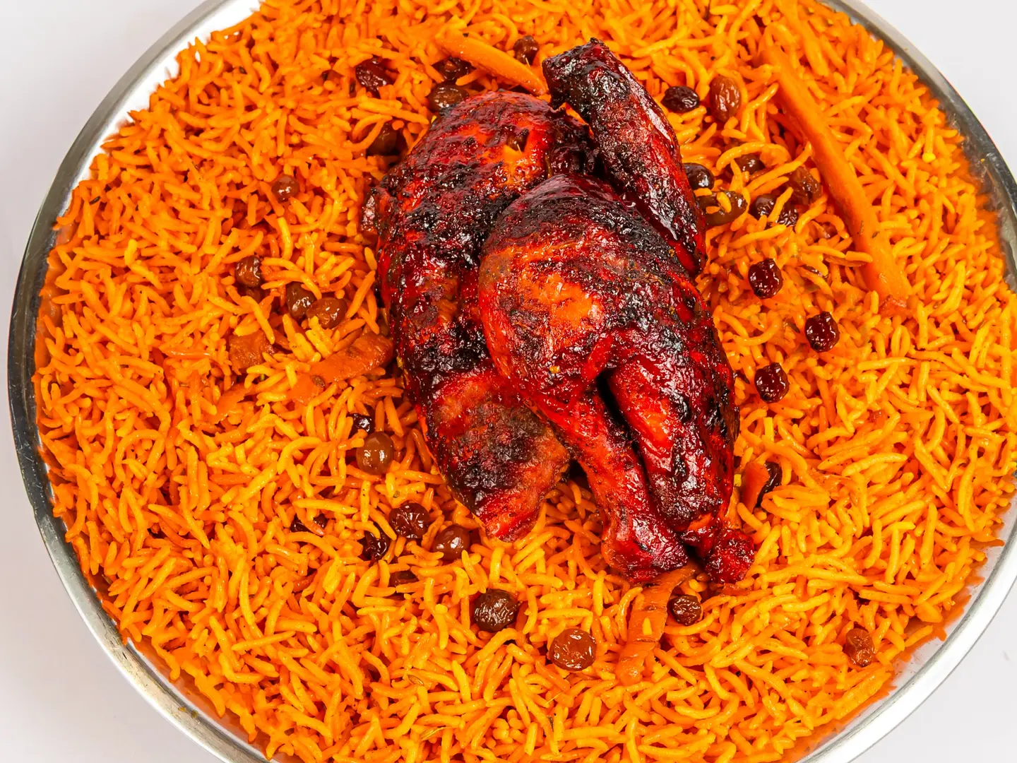 Half A Special Wood Fired Grill With Bukhari Rice