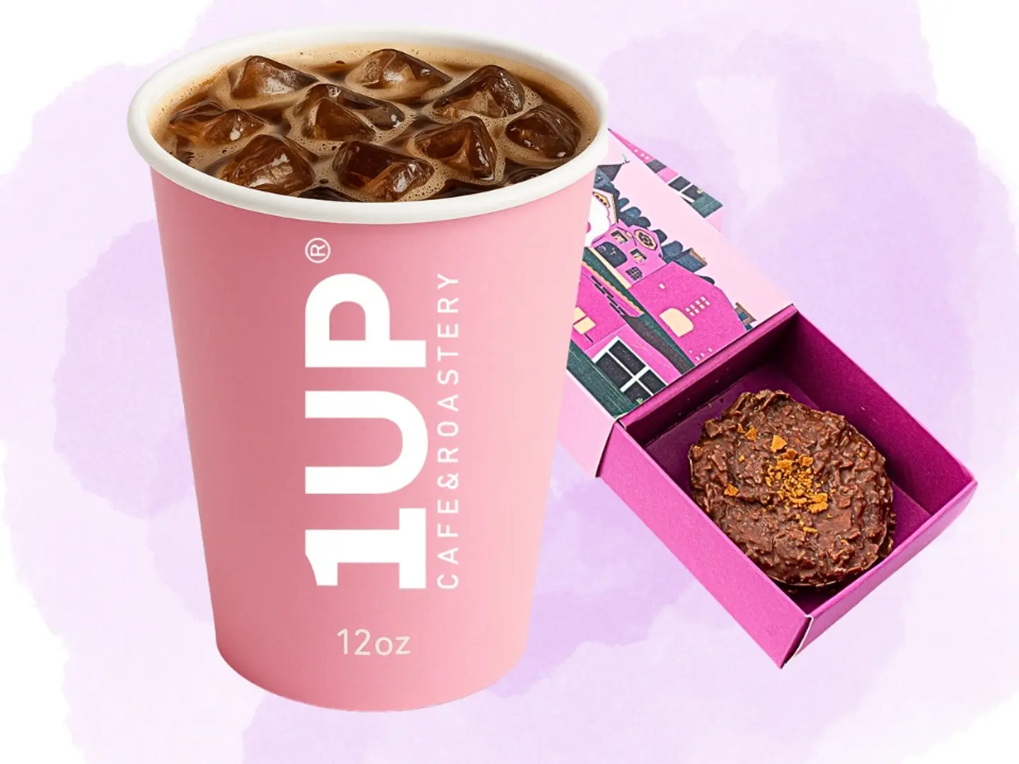 Crunchy Chocolate Ice Black Coffee Large