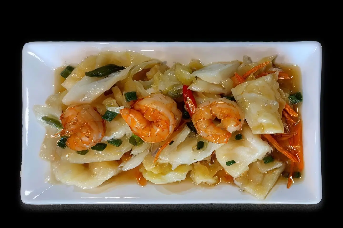 Kap Kai With Shrimp