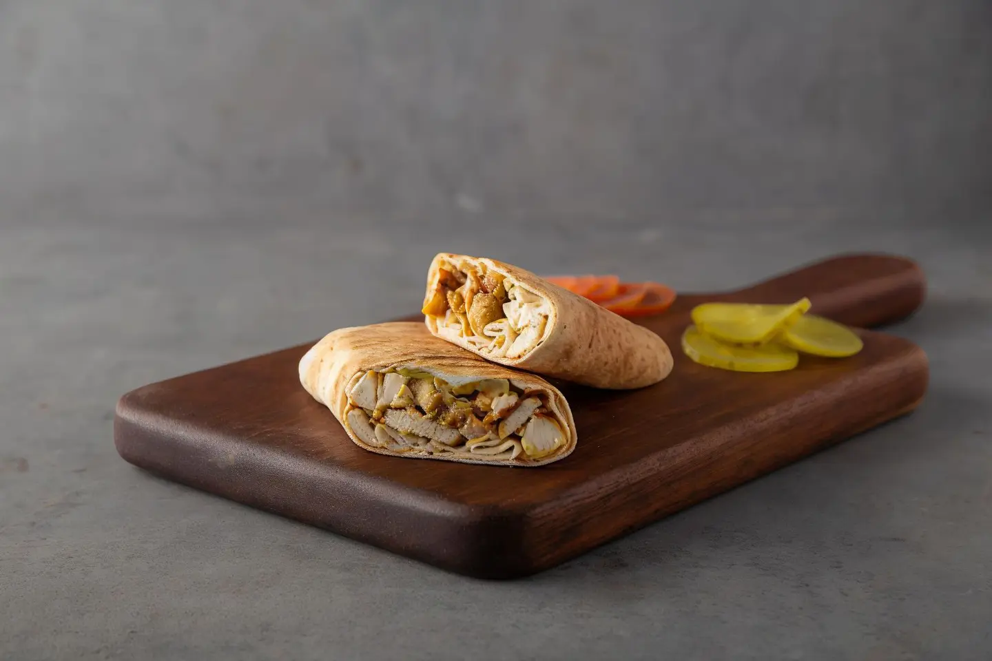 Shawarma Sandwich With Lebanese Bread