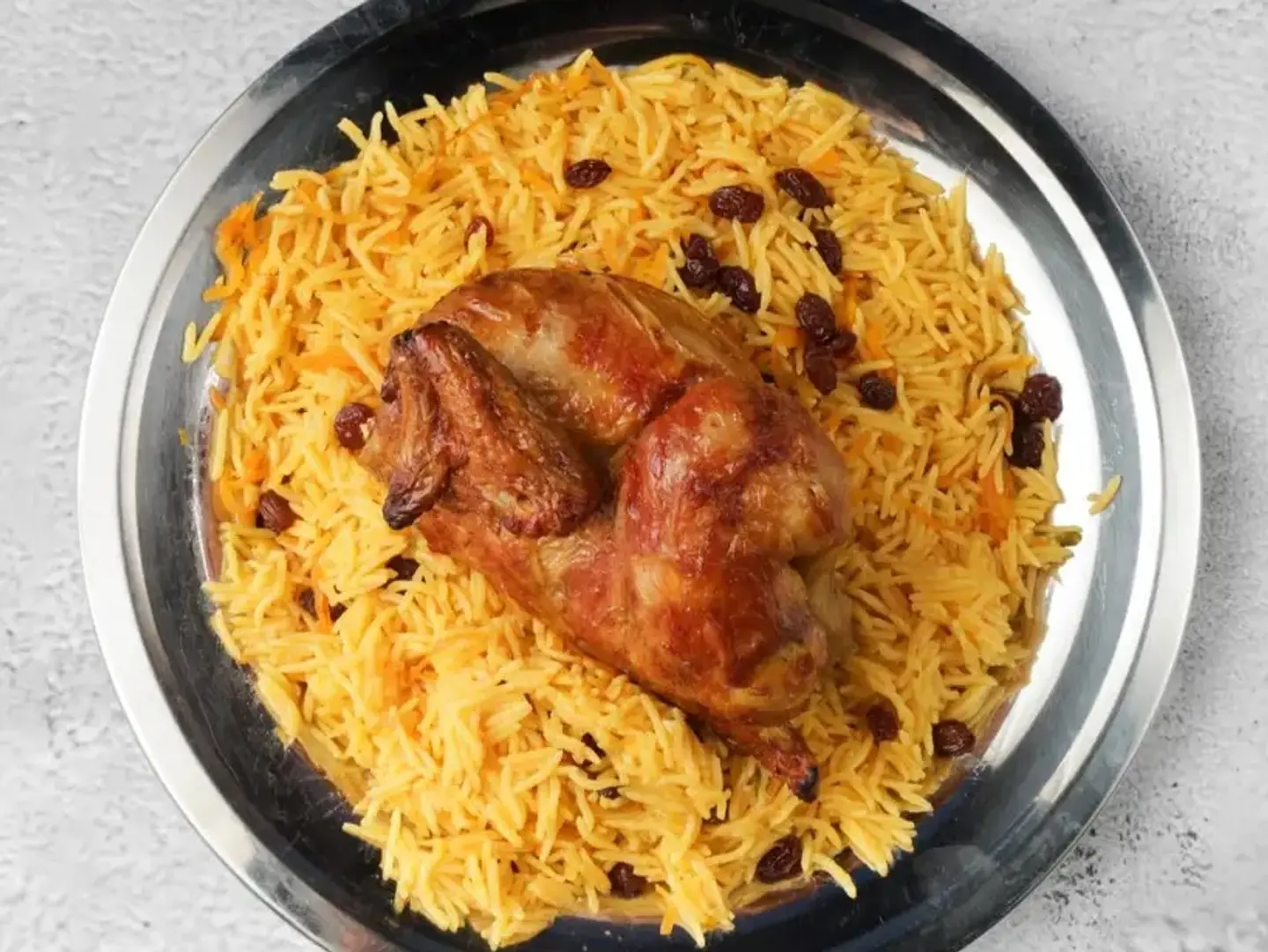 ربع شواية مع رز