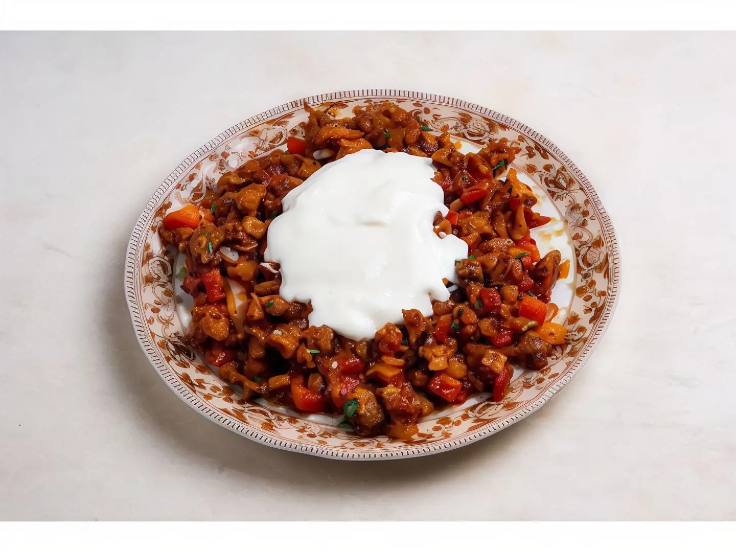 مقلقل لحم مع الجبن