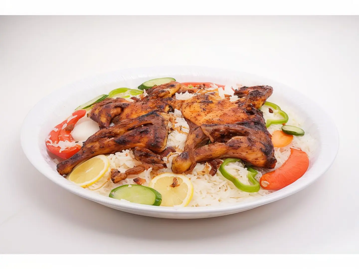 دجاج على الفحم