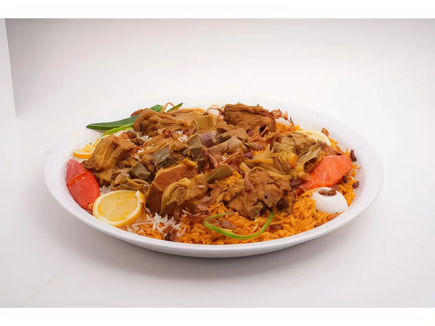 لحم برمه مع الأرز